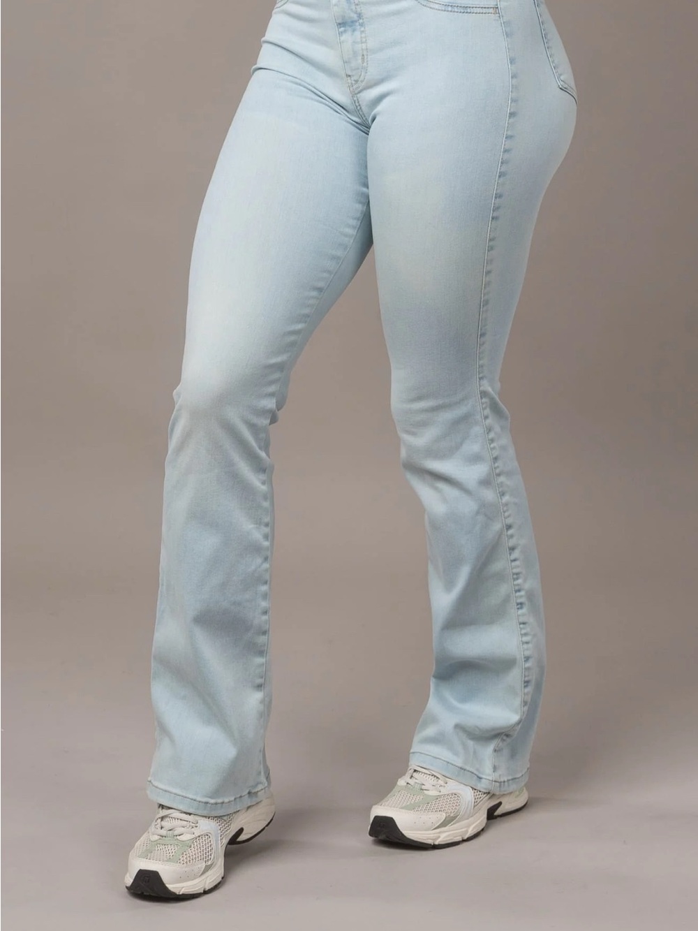 FITJEANS Light Blue High-Rise Flare Jeans